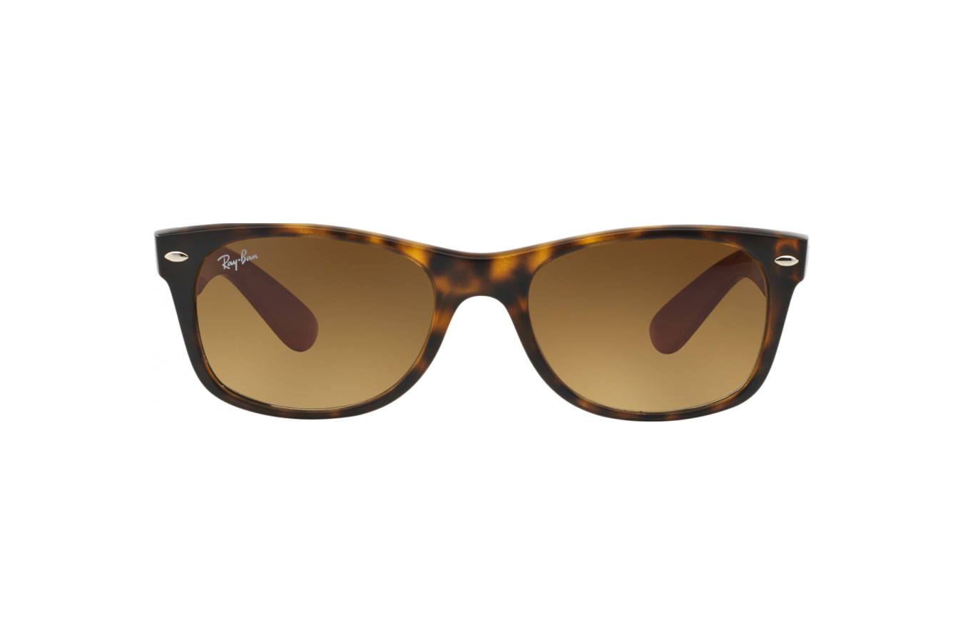 Ray Ban Wayfarer Bicolor with Matte Tortoise Frame and Brown Lenses